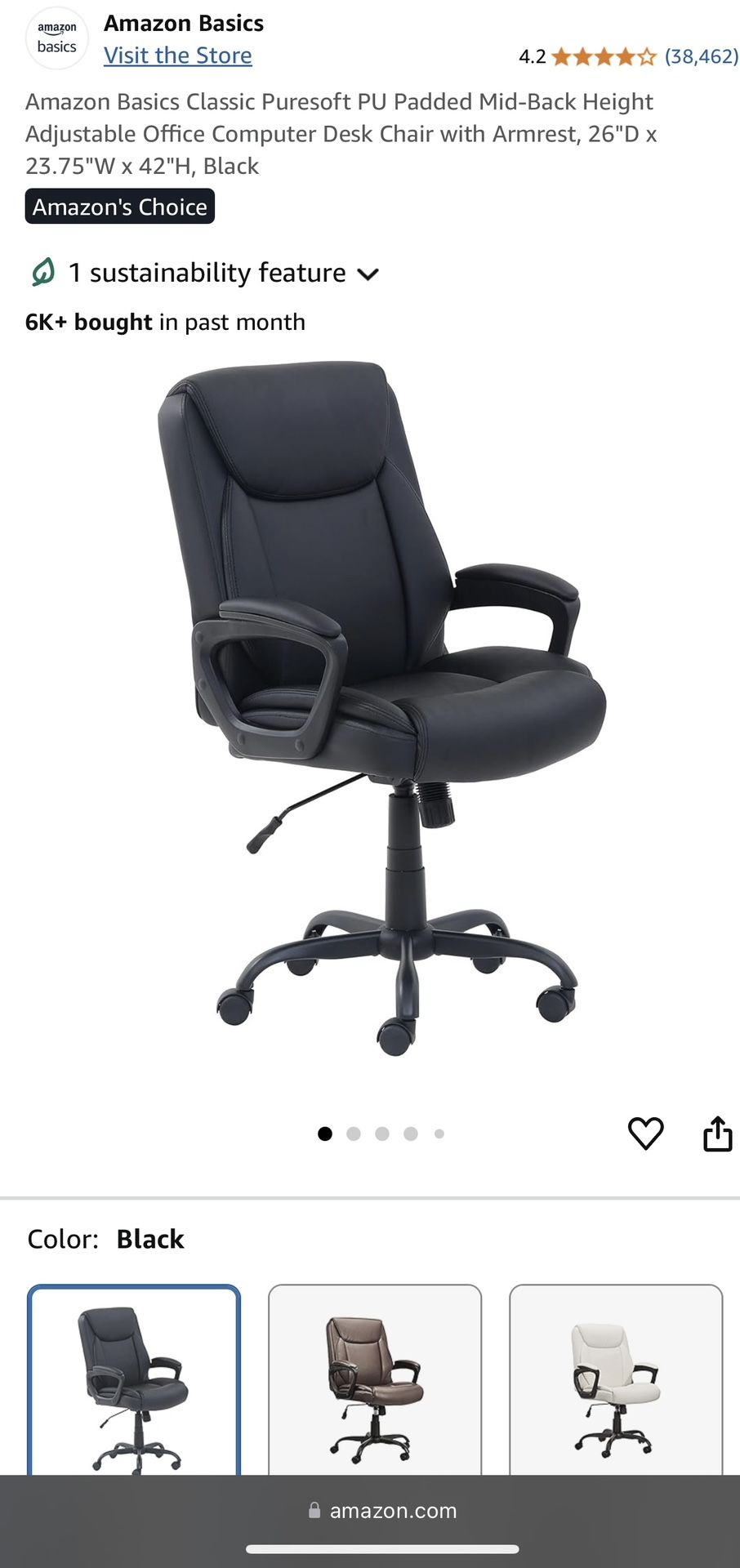 Amazon Basics Office Chair