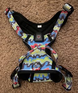 LED Lighted Dog Harness (M)