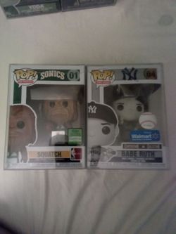 Funko Pop Squatch & Babe Ruth Bundle