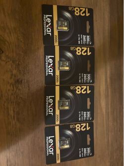 Lexar 128GB Professional 2000x SD Card