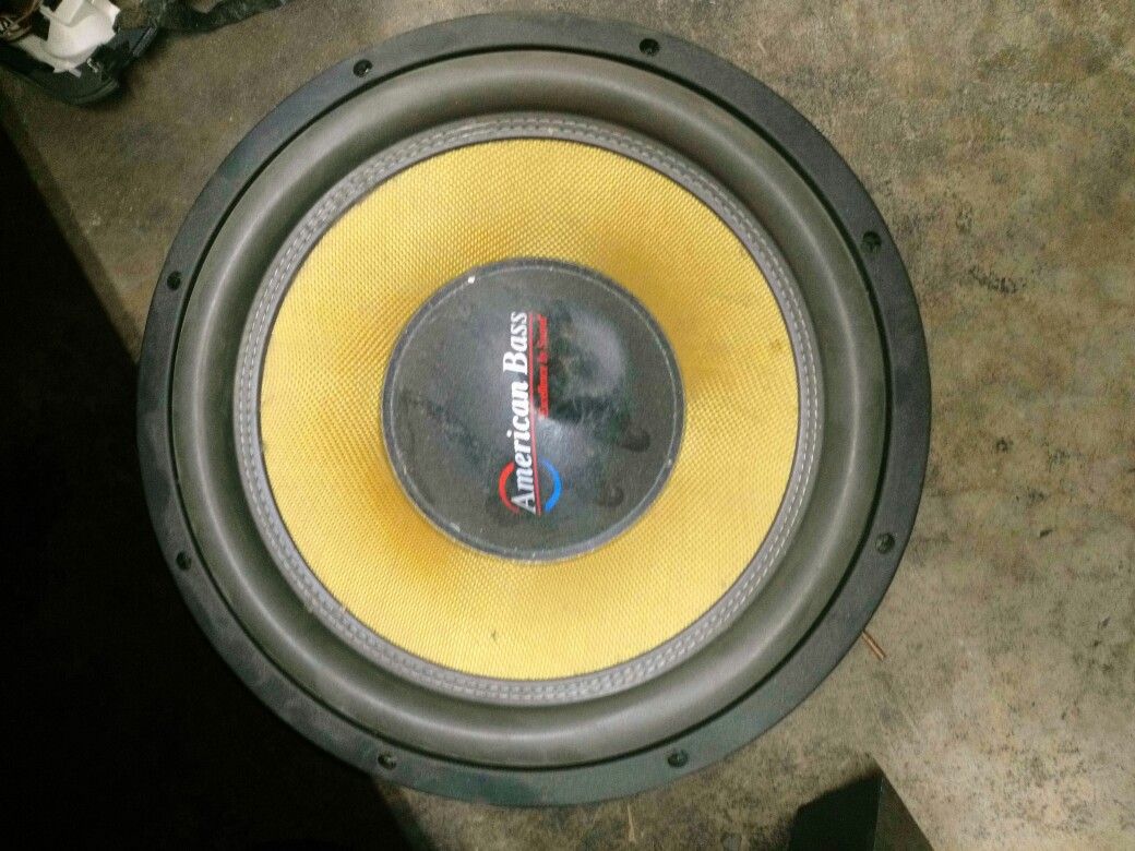 American Bass GodFather 15" 3000 watts RMS