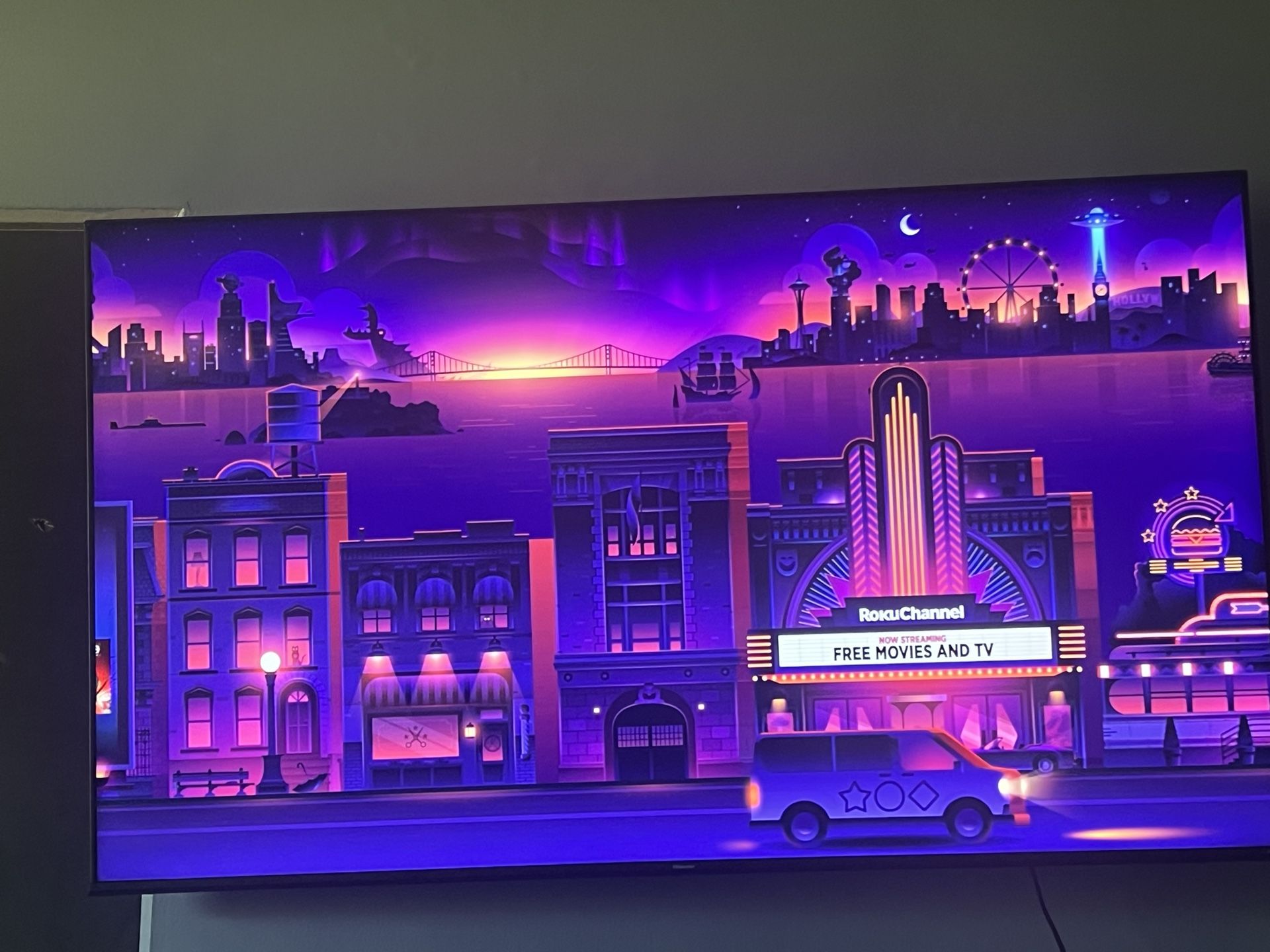 Hisense 70’ Tv With Mount