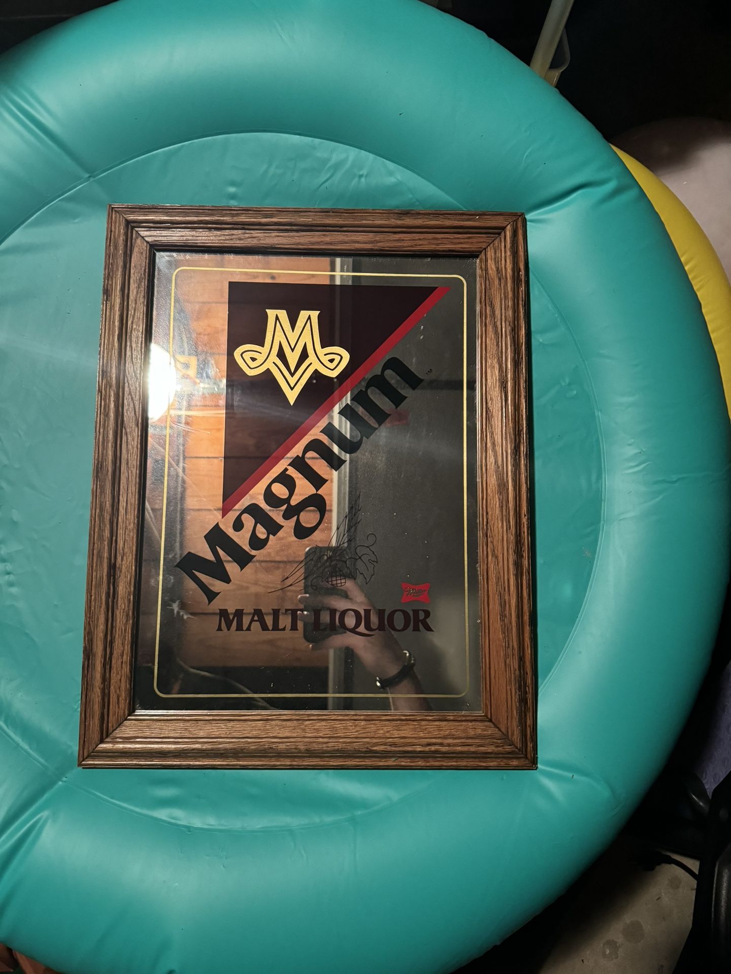 Antique Magnum Bar Mirror