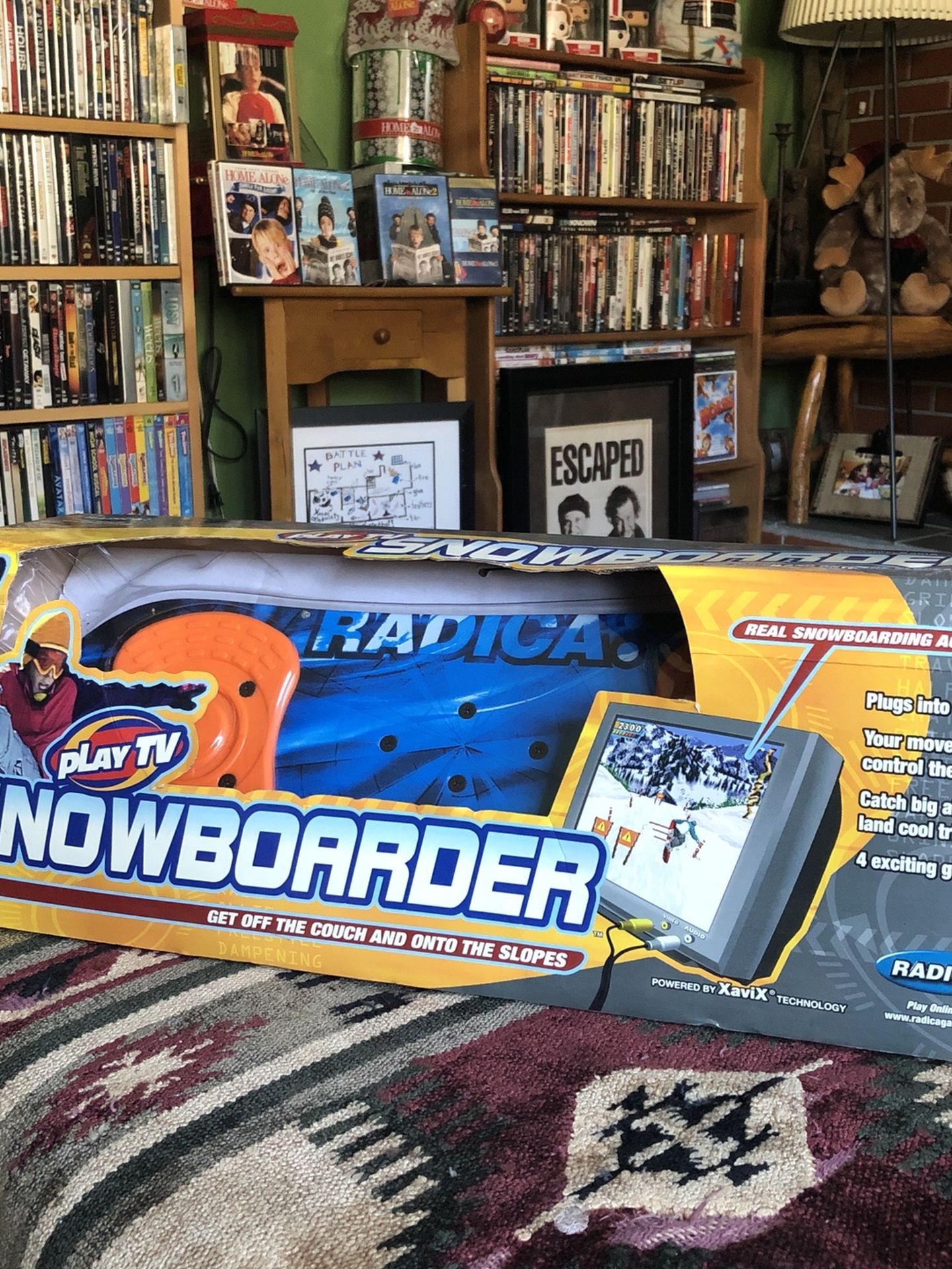 Brand New Vintage Play TV Snowboarder Video Game
