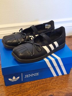 Adidas x Jennie (Blackpink) Superstar SQ Ballet Flats - Black, Size 5