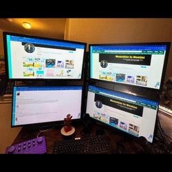 2 27inch 1ms Asus  Gaming Monitors 