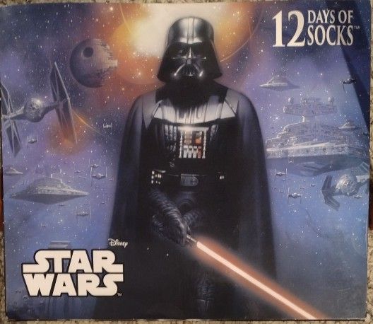 STAR WARS 12 Days Of Socks Men's Sizes 6-12