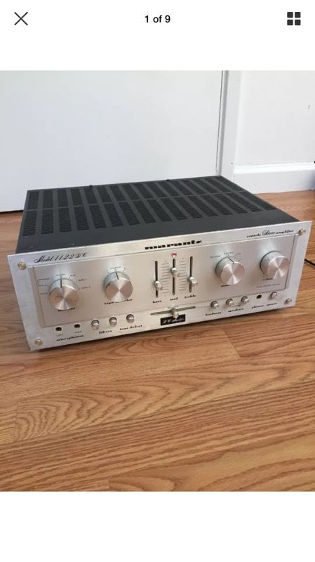 RARE MARANTZ VINTAGE ANALOG STEREO AMPLIFIER 1122 DC MADE IN JAPAN