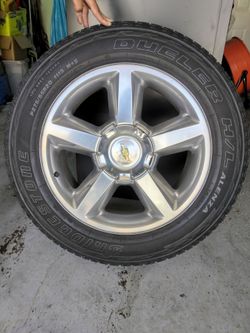 Chevy wheels and tires 20"