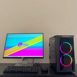 Custom Gaming PC Computer (i3 10100 = i7 7700k, 16GB RAM, RX 580, 500GB SSD + 1TB HDD)