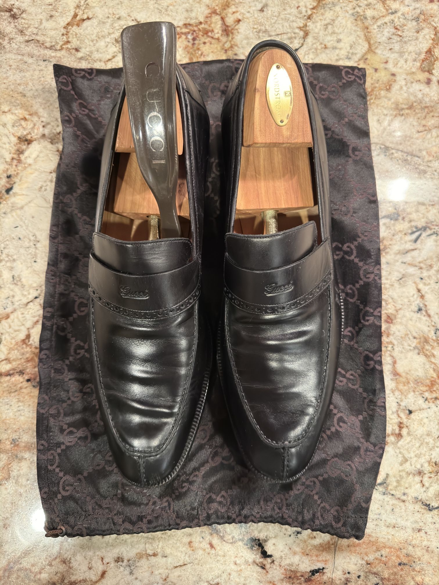 Genuine Black Gucci Men’s Loafers