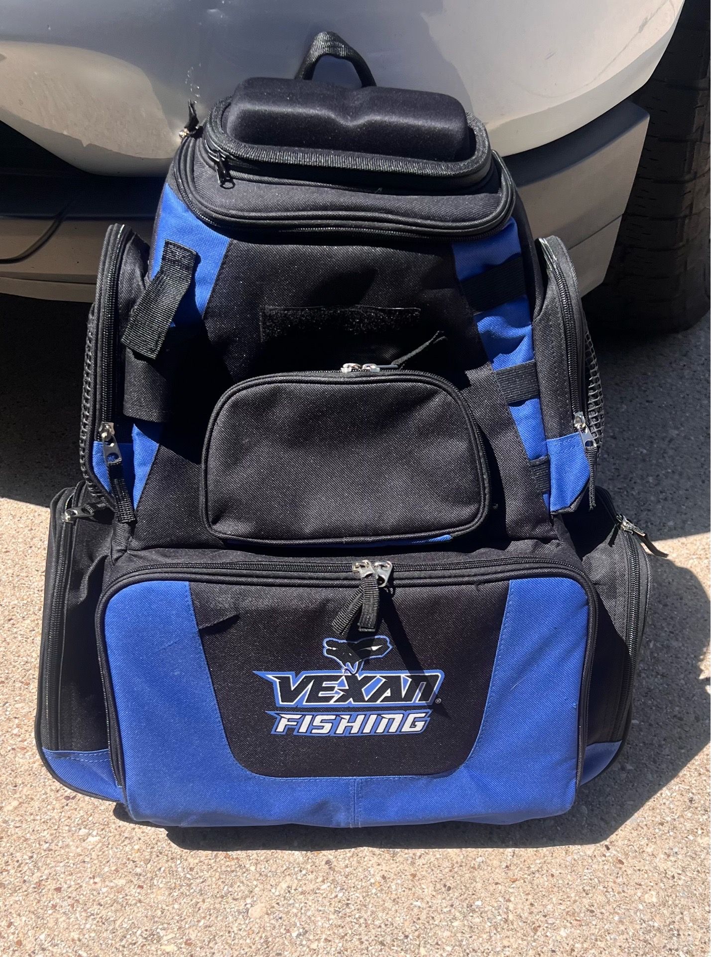 Vexan fishing tackle backpack