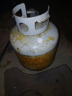 Empty propane tank for exchange