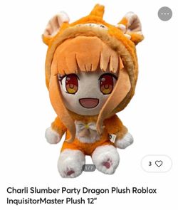 Charli Slumber Party Dragon Plush Roblox InquisitorMaster Plush 12”