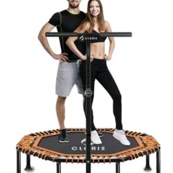 Trampoline Adult Max Load 400 Lbs Height Adjustable 