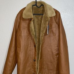 New With Tags Reverb Faux leather Jacket