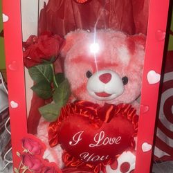Valentines Day Plush In A Bag Gift