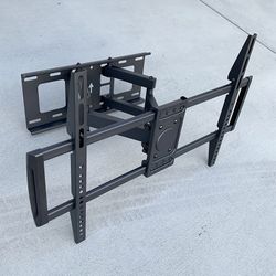 (New) $45 Large Swivel 37-75” TV Wall Mount Bracket, VESA 600x400mm, Max Weight 110 LBS 