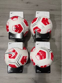 Nike CU8062-100 Strike Team Recreational Soccer Ball Unisex Size 4 Lot Of 4