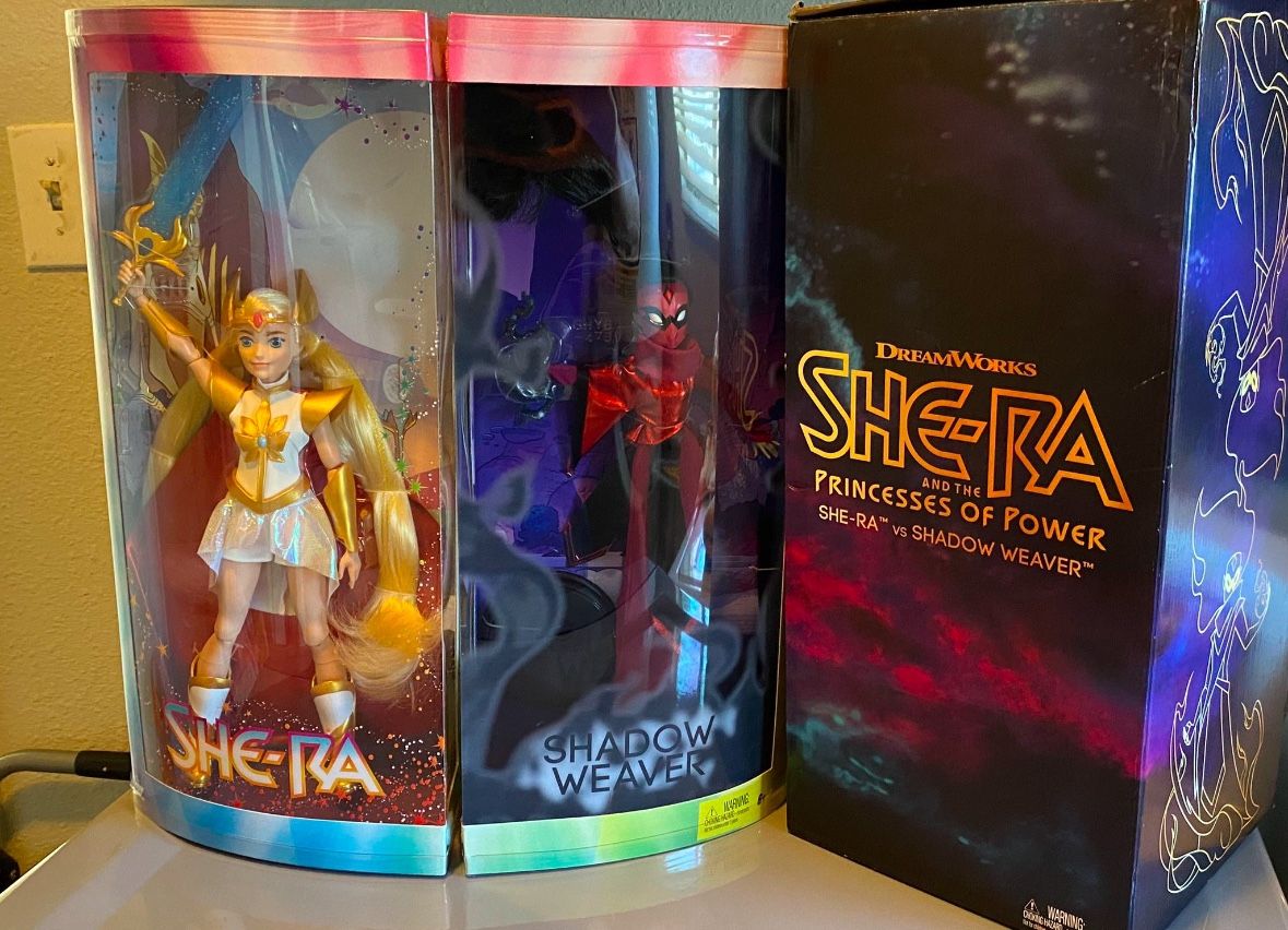 SheRa and Shadow Weaver Collectible Figurines