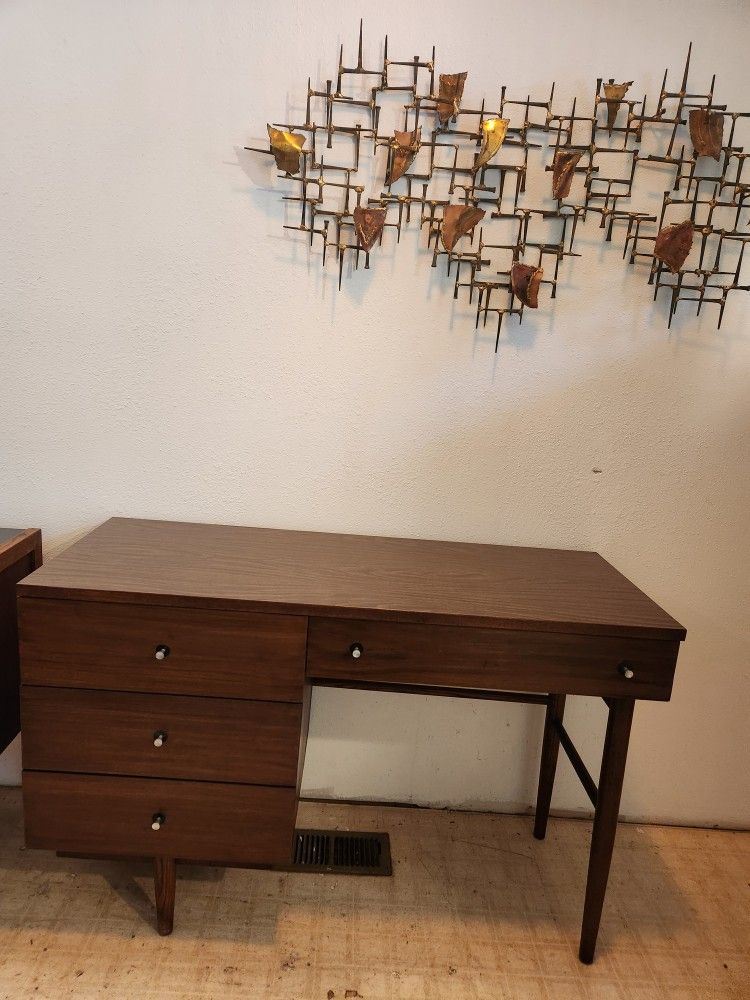 Mid Century Walnut Desk
