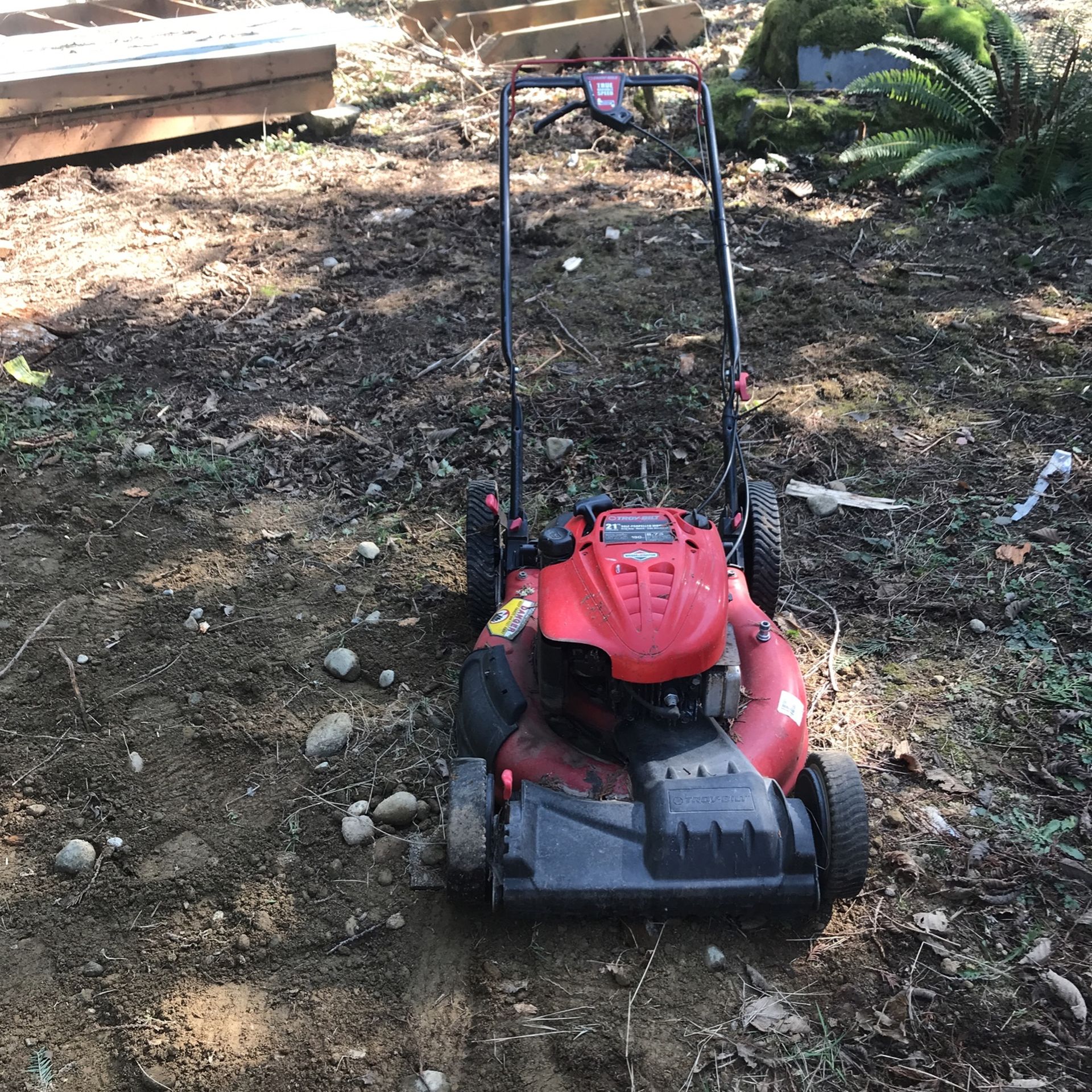 Free Troy built lawn mower