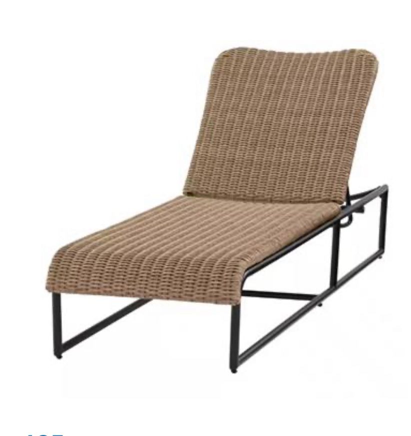 One - Melrose Park Wicker Outdoor Chaise Lounge
