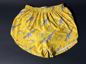 Semper Silkies Shorts Ranger Aloha Hawaiian (Yellow / Men’s Small)