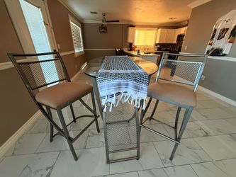 Glass table for 2.. $50