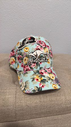 Australia ball cap blue floral