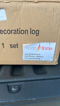 Moda Flame 10-Piece Decoration Log Set logs