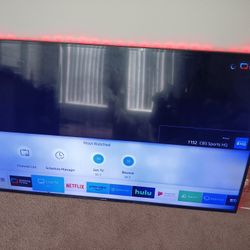 65 Inch Samsung Smart TV with remote