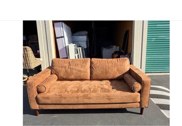 West Elm Dennes Leather Sofa