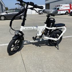 600W Foldable Electric Bike With Dual Seat