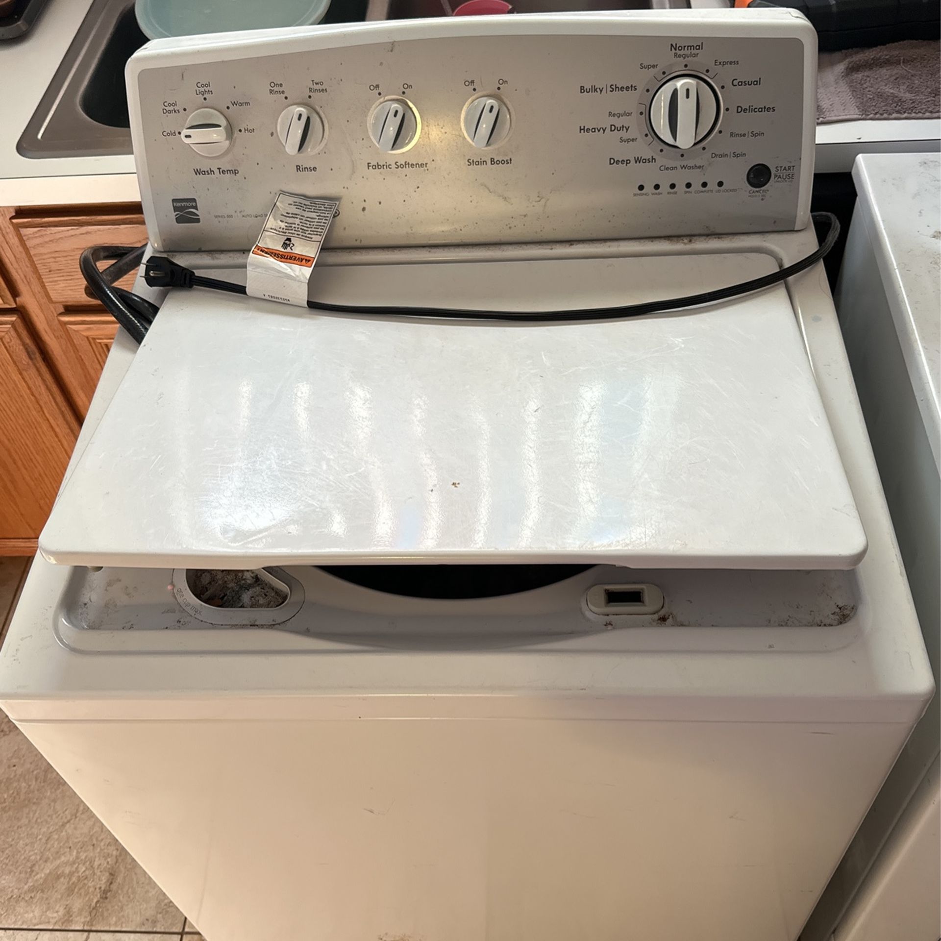 Kenmore Washer + Free Dryer 