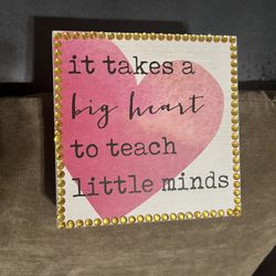 Small Teacher Appreciation Wall Decor