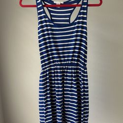 Forever 21 Striped Blue and White Kids Dress