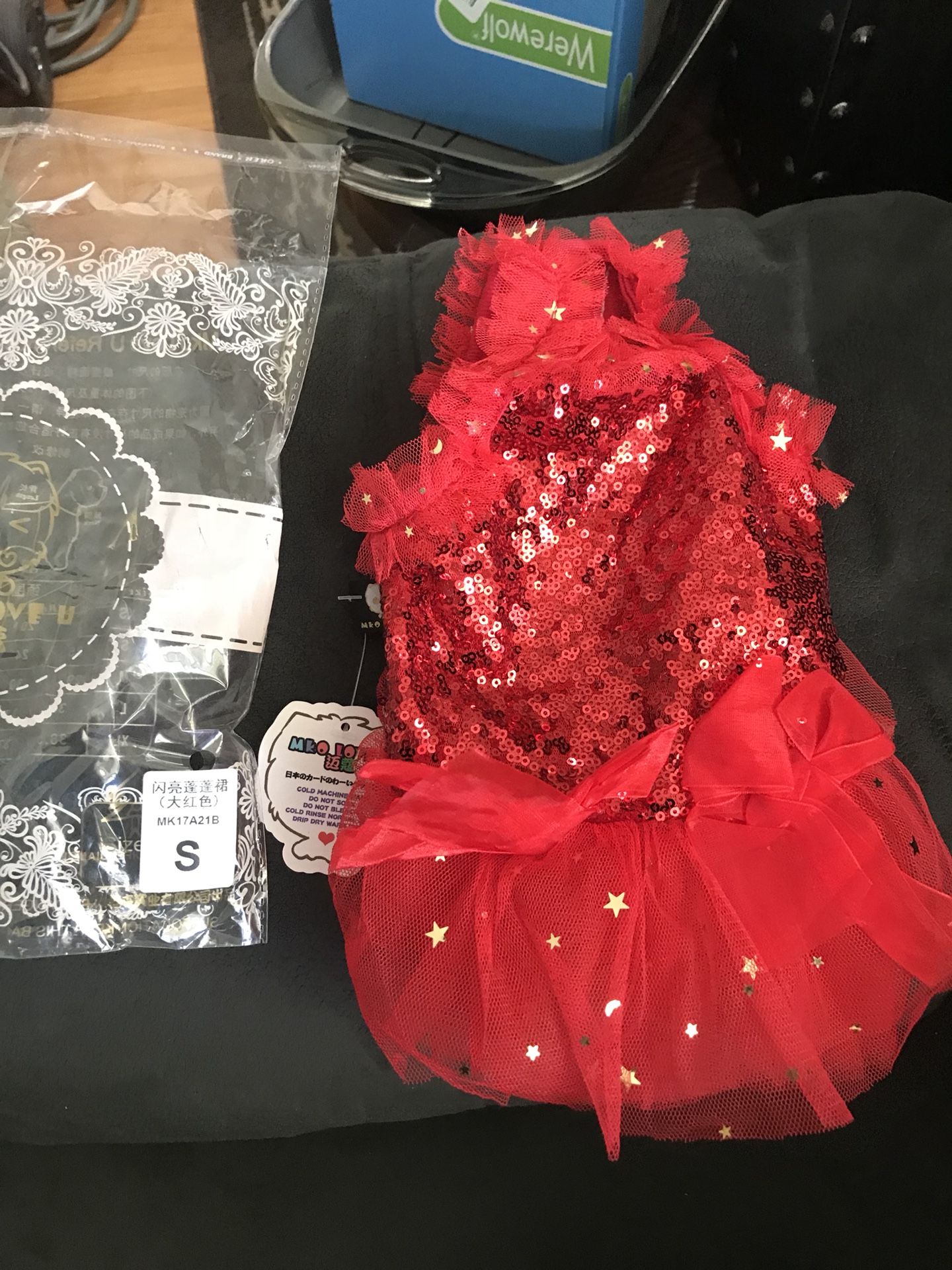 Size small cute puppy dress