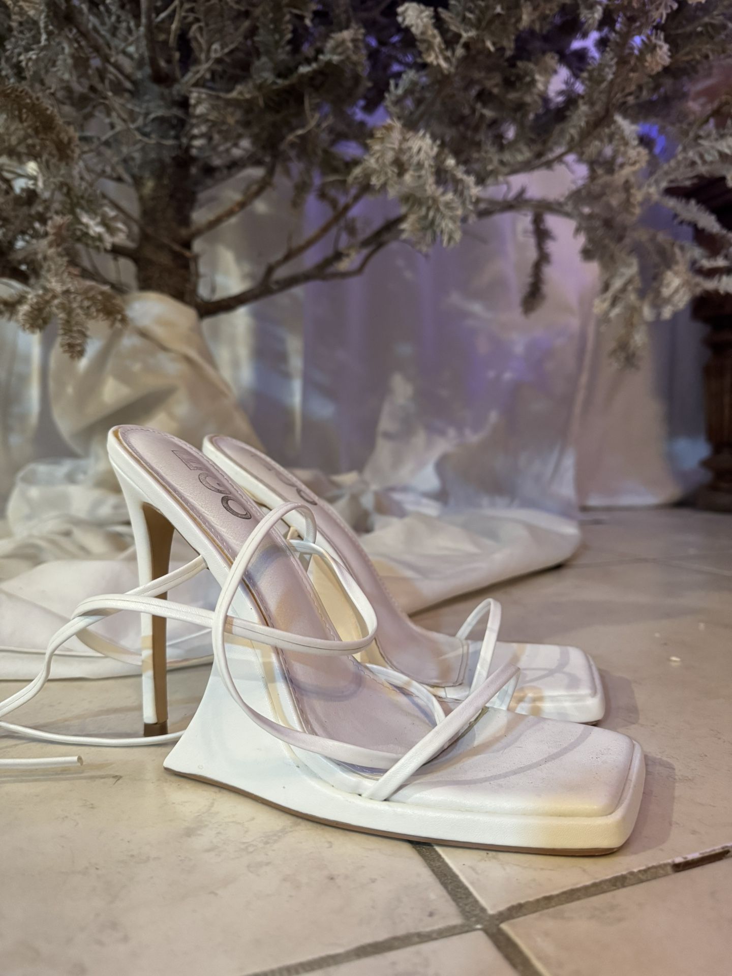 White Sandals Shows Woman 10 