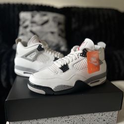 Jordan 4 White Cement 