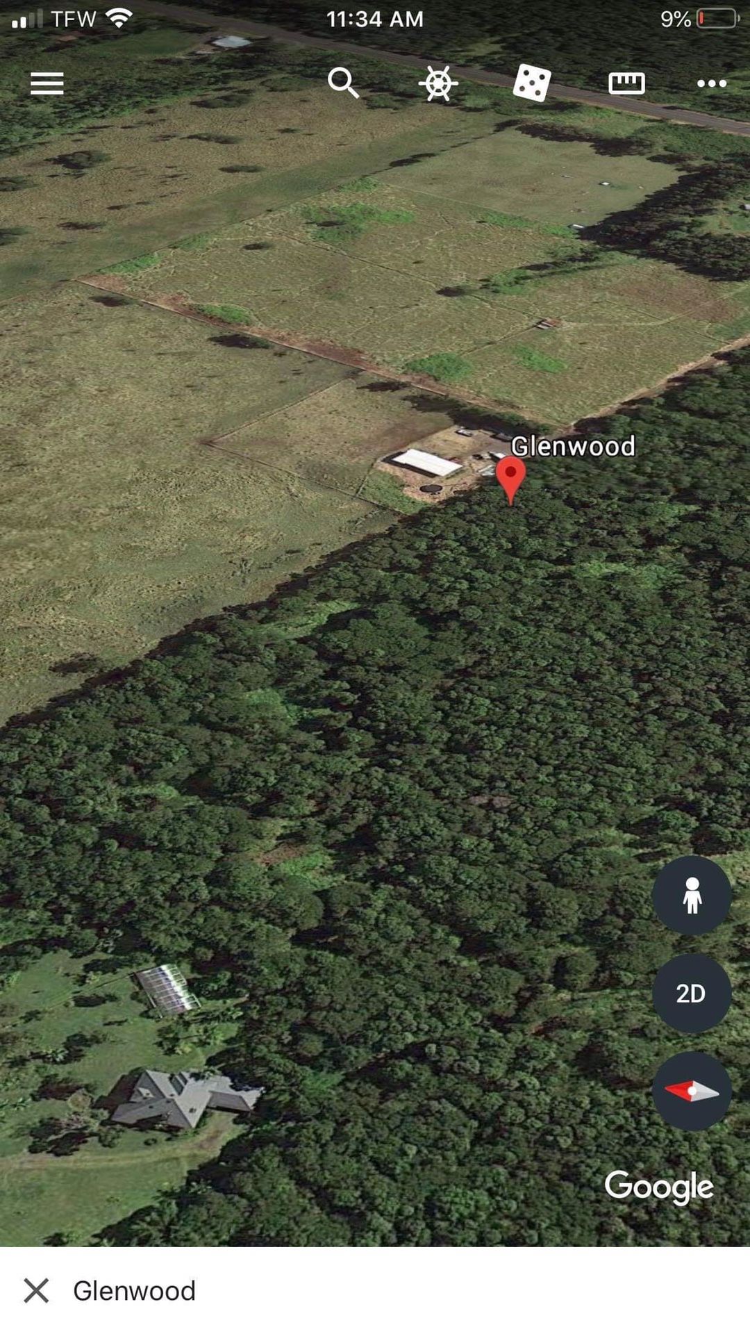Land for sale in Hawaii big island in glenwood garden lot located on