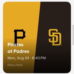 Padres Game Tickets: Merrill Bobble Head - Pirates at Padres Mon, Aug 24 • 6:40 PM