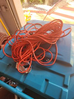 75 ft. Orange extension cord.used once