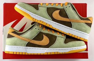 Size 12.5 Nike Dunk Low Dusty Olive