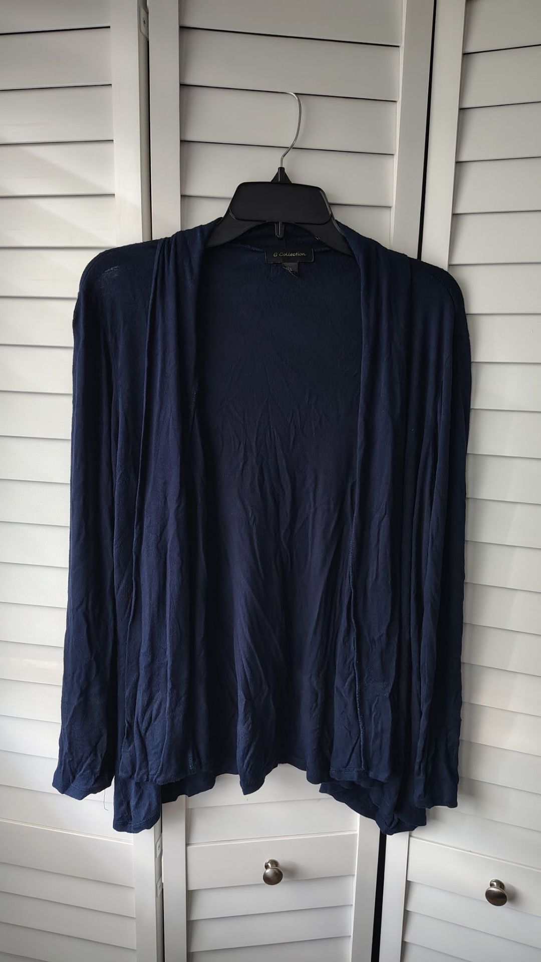 Blue Women's Open Cardigan
