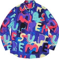 Supreme Painted Logo Shirt (M)