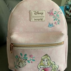 Pink Sleeping beauty Aurora loungefly backpack