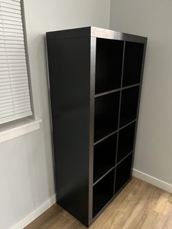 IKEA Kallax Shelf (Black-Brown)