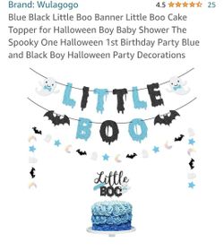 A Little BOO Decorations In Blue