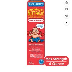 Baby Diaper Rash Cream